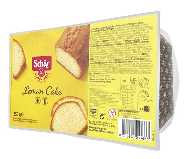 SCHAR LEMON CAKE 250 G - farmanauta.it