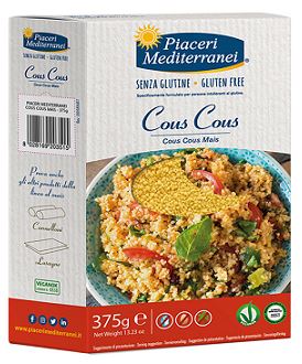 PIACERI MEDITERRANEI COUS COUS DI MAIS 375 G - farmanauta.it