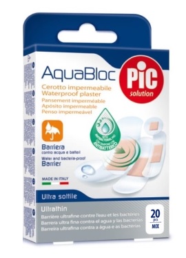 CEROTTO PIC AQUABLOC MIX ANTIBATTERICO 20 PEZZI - farmanauta.it