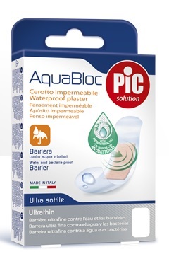 CEROTTO PIC AQUABLOC 5X7 STERILE ANTIBATTERICO 5 PEZZI - farmanauta.it
