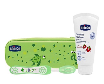 CHICCO SET DENTALE VERDE CON FLUORO - farmanauta.it