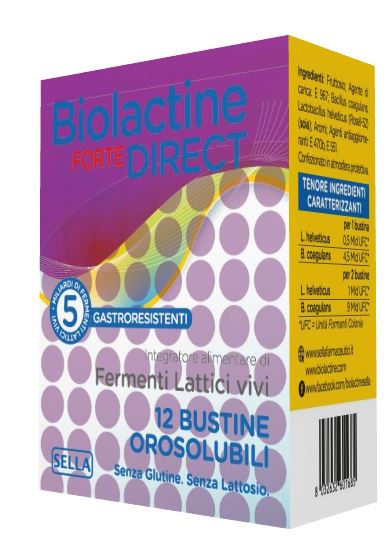 BIOLACTINE FORTE DIRECT 12 BUSTINE - farmanauta.it