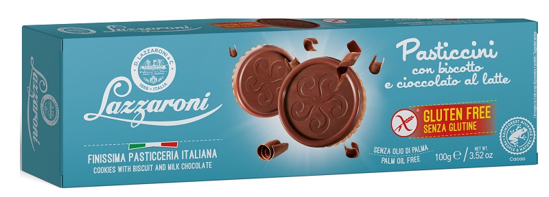 PASTICCINI BISCOTTO/CIOCCOLATO AL LATTE 100 G - farmanauta.it