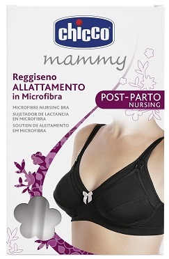 CHICCO MAMMY REGGISENO MICROFIBRA ALLATTAMENTO NERO 3D - farmanauta.it