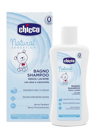 CHICCO BAGNO SHAMPOO NATURAL SENSATION 200 ML - farmanauta.it