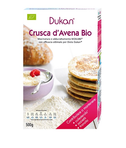 DUKAN CRUSCA AVENA BIO 500 G - farmanauta.it