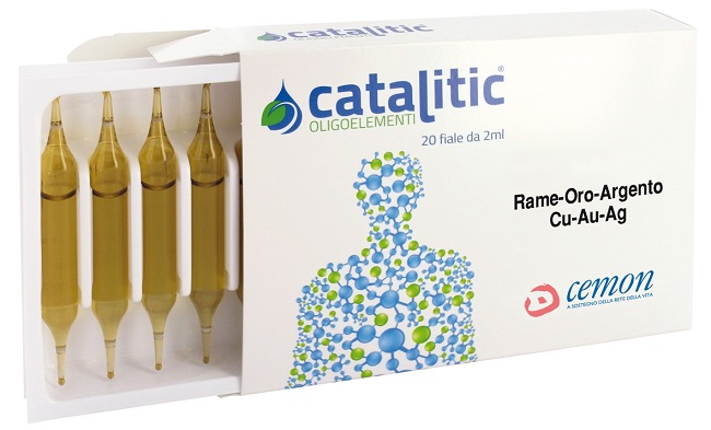 CATALITIC OLIGOELEMENTI RAME ORO ARGENTO CU-AU-AG 20 AMPOLLE - farmanauta.it