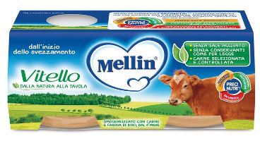 MELLIN OMOGENEIZZATO VITELLO 2 X 80 G - farmanauta.it