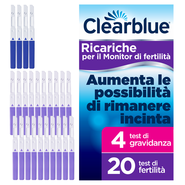 CLEARBLUE FERTILITA' STICK 20 + 4 - farmanauta.it