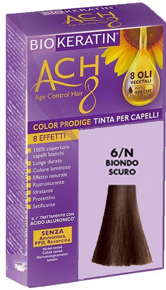 BIOKERATIN ACH8 COLOR PRODIGE 6/N BIONDO SCURO - farmanauta.it