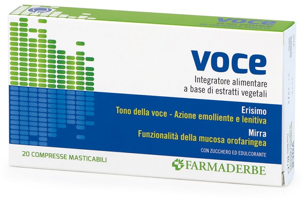 VOCE 20 COMPRESSE MASTICABILI - farmanauta.it