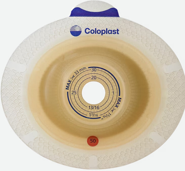 PLACCA PER UROSTOMIA SISTEMA A 2 PEZZI SENSURA XPRO CONVEX LIGHT FORO RITAGLIABILE 15-23MM FLANGIA 40MM 5 PEZZI - farmanauta.it