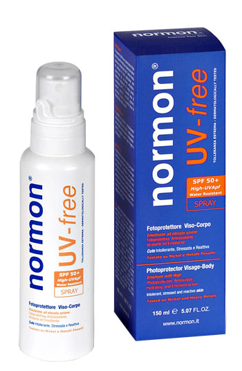 NORMON UV FREE SPRAY VISO CORPO 150 ML - farmanauta.it