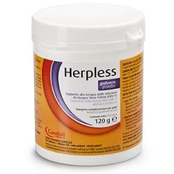 HERPLESS POLVERE BARATTOLO 120 G CON MISURINO - farmanauta.it