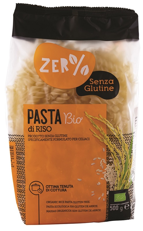 ZERO% GLUTINE PASTA RISO FUSILLI SENZA GLUTINE BIO 500 G - farmanauta.it
