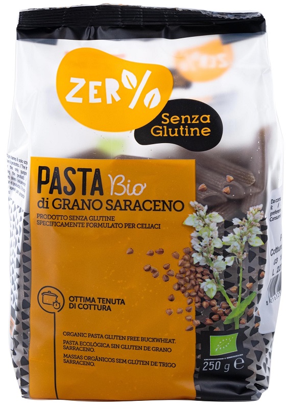 ZERO% GLUTINE PENNE GRANO SARACENO INTEGRALE 250 G - farmanauta.it