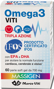 OMEGA3 VITI TRIPLA AZIONE 60 PERLE - farmanauta.it