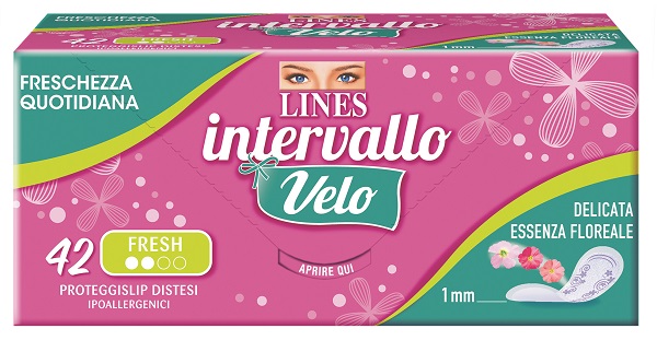 LINES INTERVALLO VELO FIORI E AGRUMI 42 PEZZI COUPON - farmanauta.it