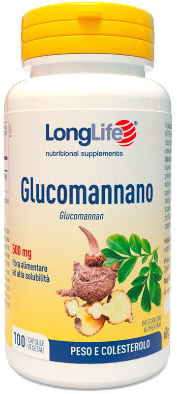 LONGLIFE GLUCOMANNANO 100 CAPSULE VEGETALI - farmanauta.it