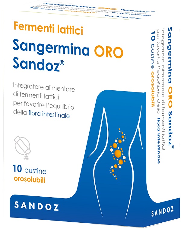 SANGERMINA ORO 10 BUSTINE OROSOLUBILE - farmanauta.it