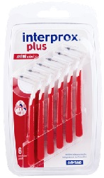 INTERPROX PLUS MINICONICO ROSSO 6 PEZZI - farmanauta.it