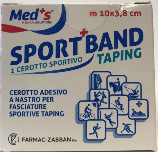 CEROTTO MEDS IN TELA BIANCA SPORTIVO 1000X3,8CM - farmanauta.it