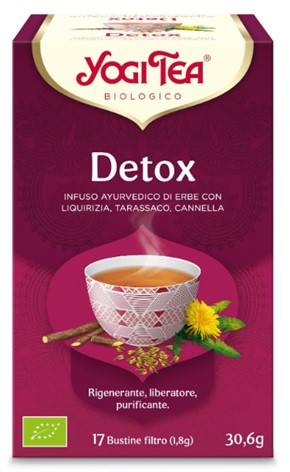 YOGI TEA DETOX BIO 30,6 G - farmanauta.it