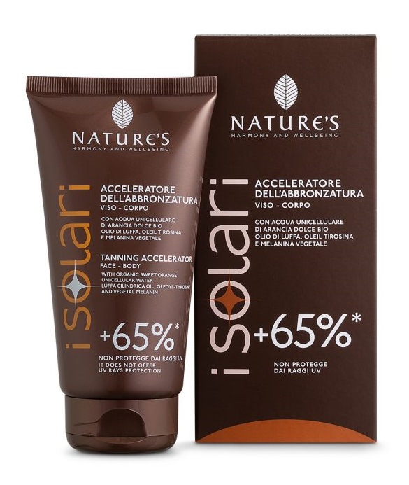 NATURE'S I SOLARI ACCELERATORE DELL'ABBRONZATURA +65% 150 ML - farmanauta.it