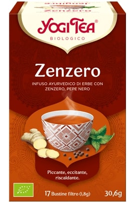 YOGI TEA ZENZERO BIO 17 FILTRI 30,60 G - farmanauta.it
