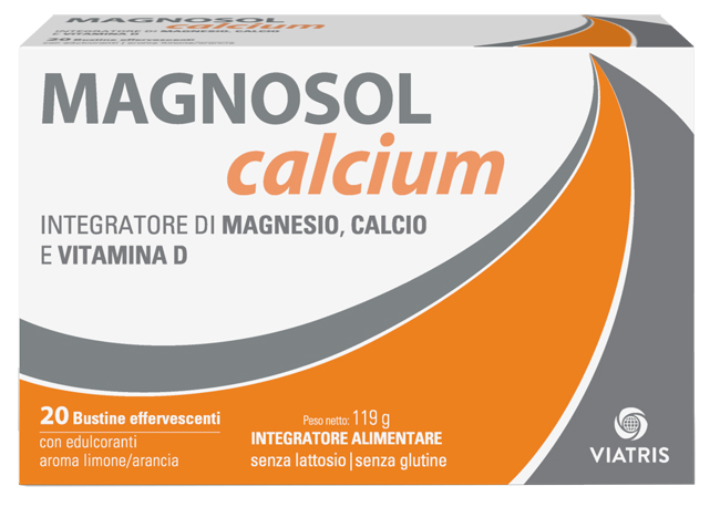 MAGNOSOL CALCIUM POLVERE EFFERVESCENTE 20 BUSTINE - farmanauta.it