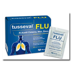 TUSSEVAL FLU 12 BUSTINE SOLUBILI 60 G - farmanauta.it