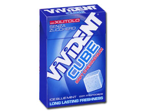 VIVIDENT XYLIT CUBE ICE BLUE - farmanauta.it