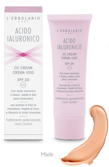 ACIDO IALURONICO CC CREAM MIELE SPF20 50 ML - farmanauta.it