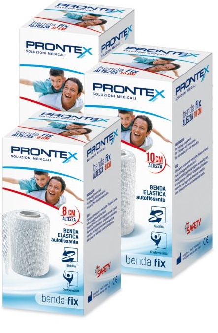 BENDA ELASTICA PRONTEX FIX AUTOFISSANTE 12 CM DI ALTEZZA PER4 METRI IN ESTENSIONE 1 PEZZO - farmanauta.it