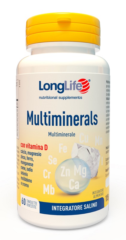 LONGLIFE MULTIMINERALS 60 TAVOLETTE - farmanauta.it
