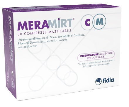 MERAMIRT CM 30 COMPRESSE MASTICABILI - farmanauta.it