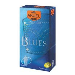 PROFILATTICO ANSELL AKUEL MANIX BLUES B 12 PEZZI - farmanauta.it