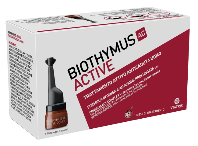 BIOTHYMUS AC ACTIVE TRATTAMENTO ATTIVO ANTICADUTA UOMO 10 FIALE 3,5 ML - farmanauta.it