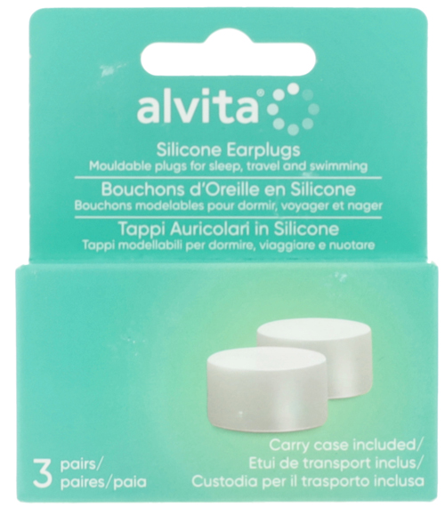 ALVITA TAPPI AURICOLARI SILICONE 3 PAIA - farmanauta.it