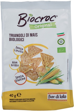 BIOCROC TRIANGOLI DI MAIS BIO 40 G - farmanauta.it