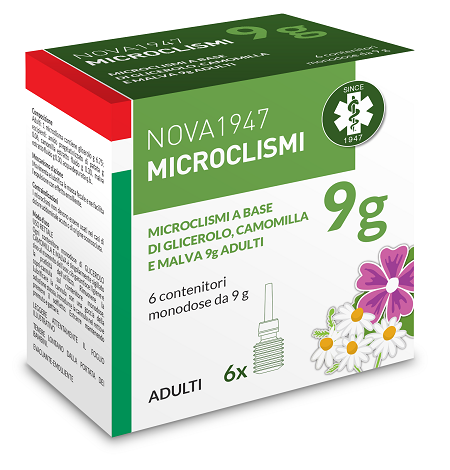 NOVA1947 MICROCLISMI 9G ADULTI 6 CONTENITORI MONODOSE - farmanauta.it