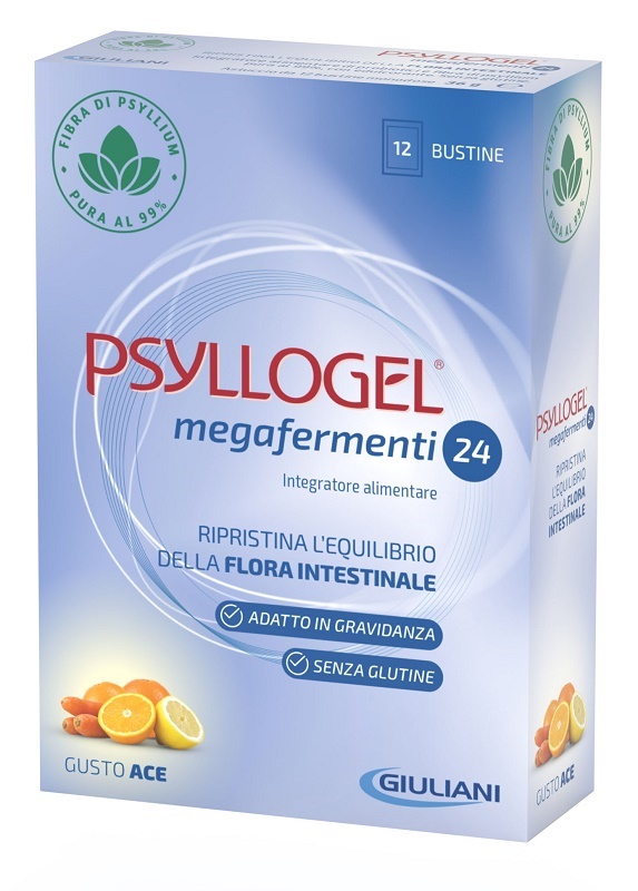 PSYLLOGEL MEGAFERMENTI 24 ACE 12 BUSTE 3 G - farmanauta.it