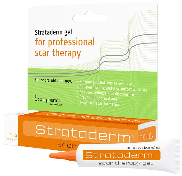 GEL AL SILICONE PER IL TRATTAMENTO DELLE CICATRICI STRATADERM 10G - farmanauta.it
