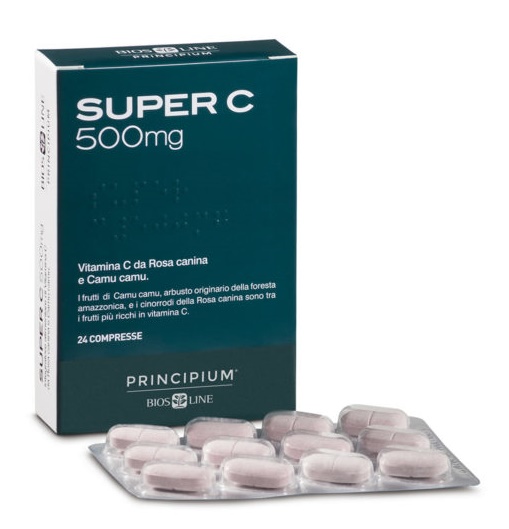 PRINCIPIUM SUPER C 500 24 COMPRESSE 24,2 G - farmanauta.it