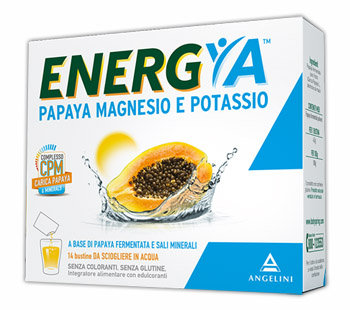 ENERGYA PAPAYA MAGNESIO POTASSIO 14 BUSTINE - farmanauta.it
