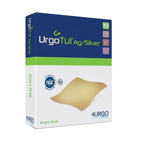 MEDICAZIONE STERILE URGOTUL AG/SILVER 10X12 CM 5 PEZZI - farmanauta.it
