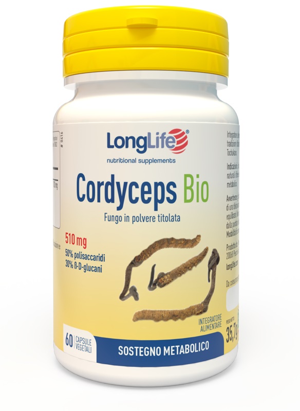 LONGLIFE CORDYCEPS BIO 60 CAPSULE - farmanauta.it