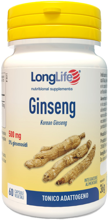 LONGLIFE GINSENG 5% 60 CAPSULE - farmanauta.it