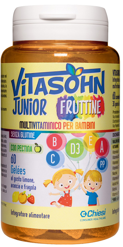 VITASOHN JUNIOR FRUTTINE 60 CARAMELLE - farmanauta.it