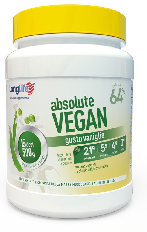 LONGLIFE ABSOLUTE VEGAN 500 G - farmanauta.it